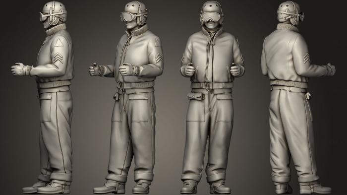 Military figurines (STKW_0223) 3D model for CNC machine
